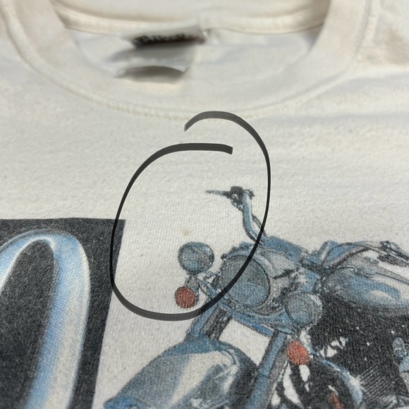 Harley Davidson Shirt Mens Large 100 Years of Harley Bicycle Motorcycle Y2K - Picture 7 of 11